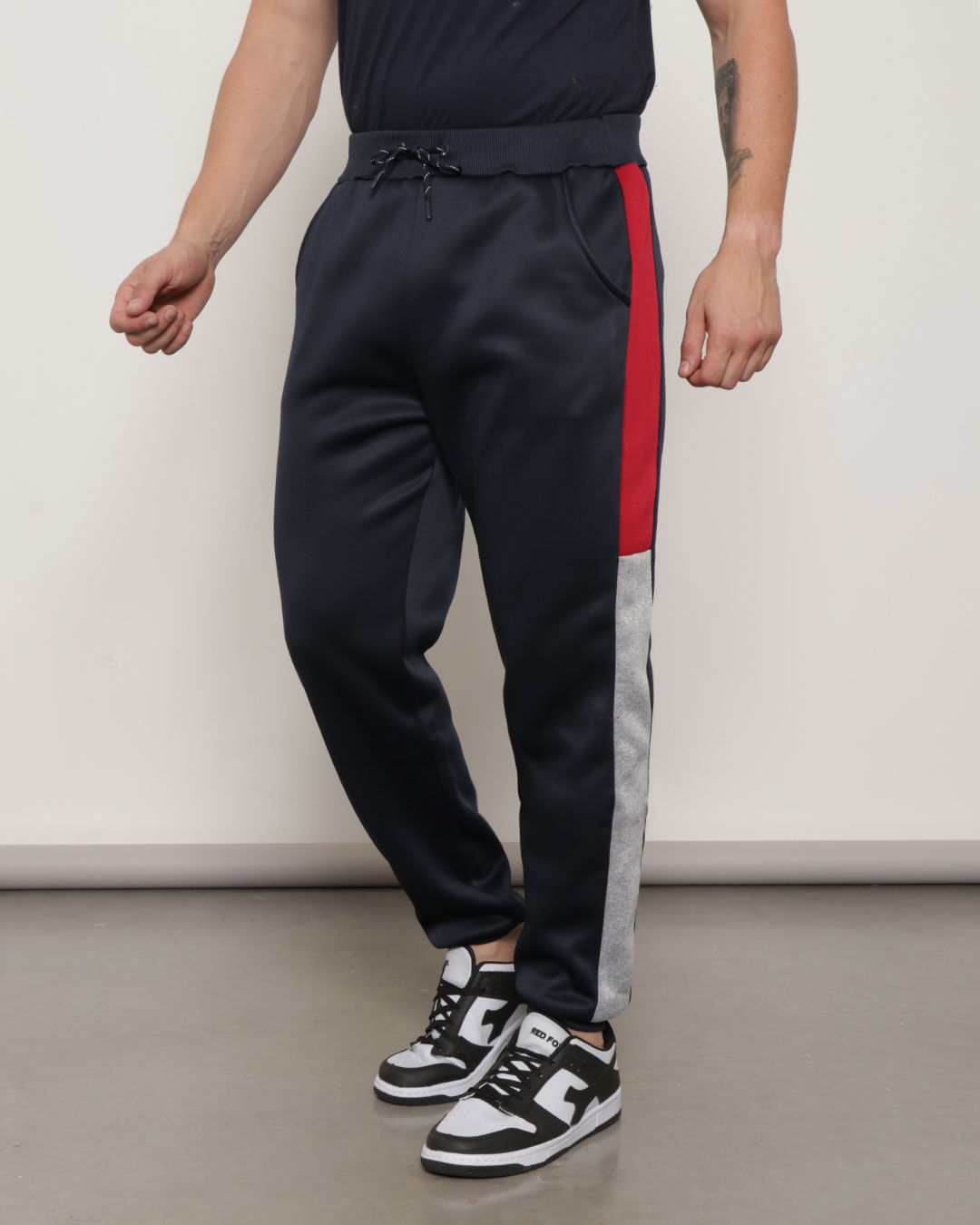 Calca-Masculina-Helanca-Jogger-Com-Recorte-Marinho