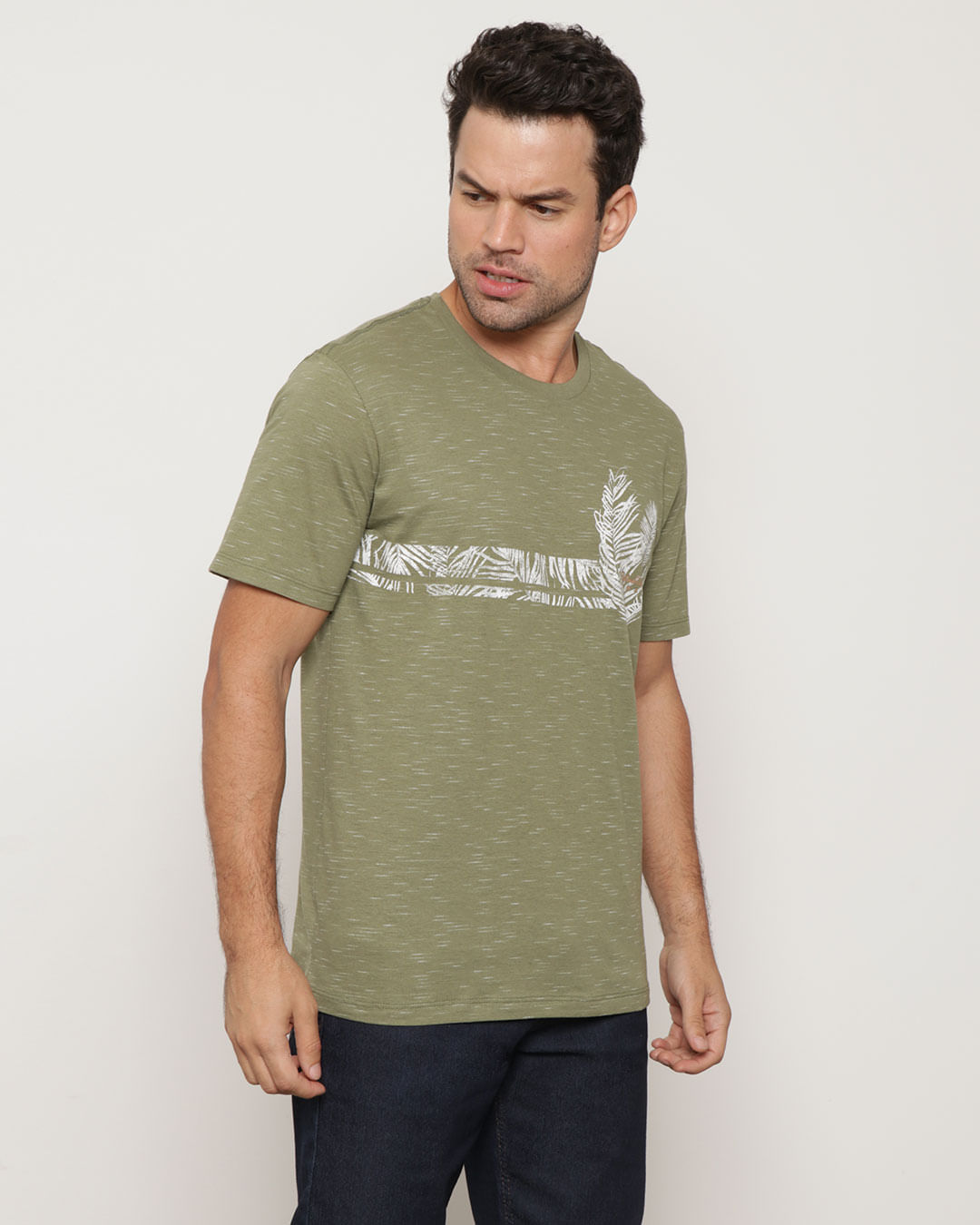 Camiseta-Masculina-Flame-Com-Estampa-Verde