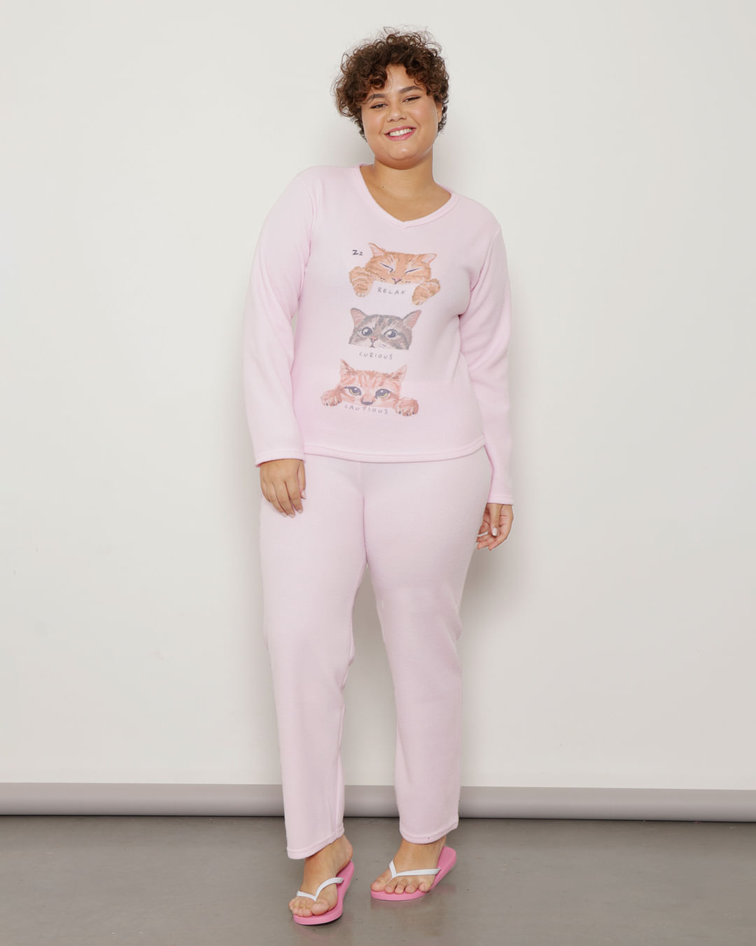 Pijama-Plus-Size-Feminino-Manga-Longa-Soft-Rosa-Claro