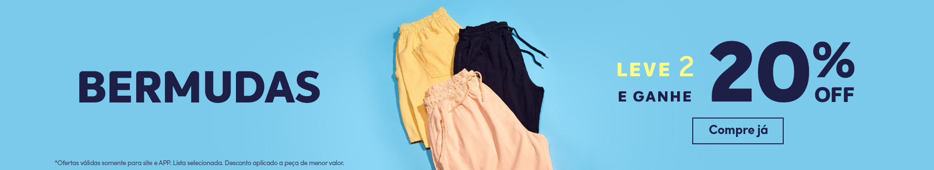 Masculino - shorts e bermudas