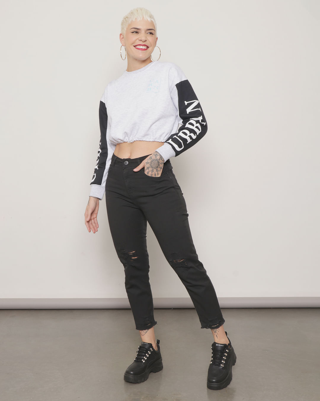 Blusa-Moletinnho-Feminina-Cropped-Mescla-Medio