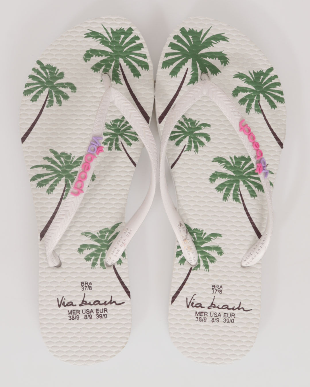 Chinelo-Feminino-Estampa-Coqueiro-Branco-