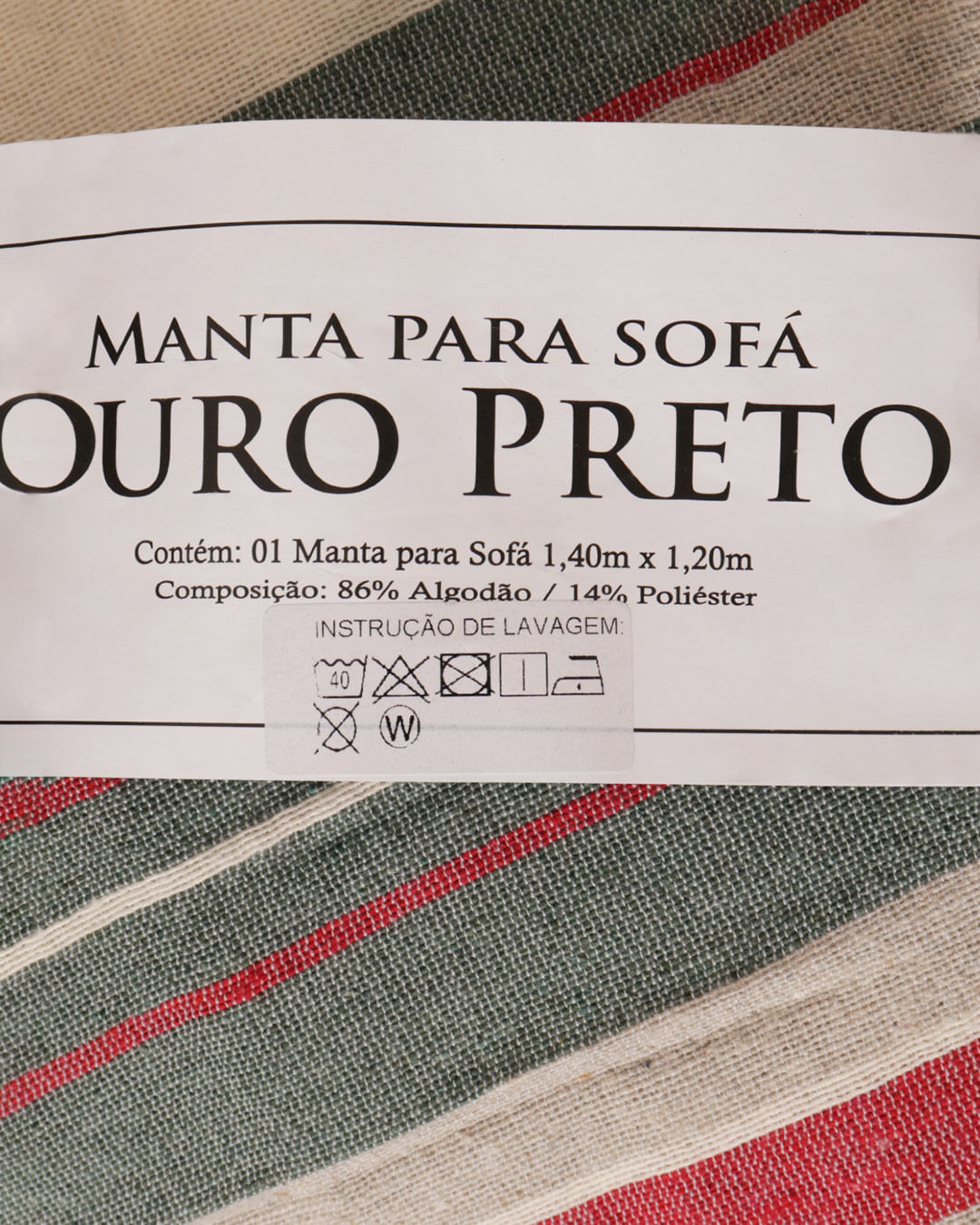 Manta-Para-Sofa-Decorativa-Franjas-Verde-