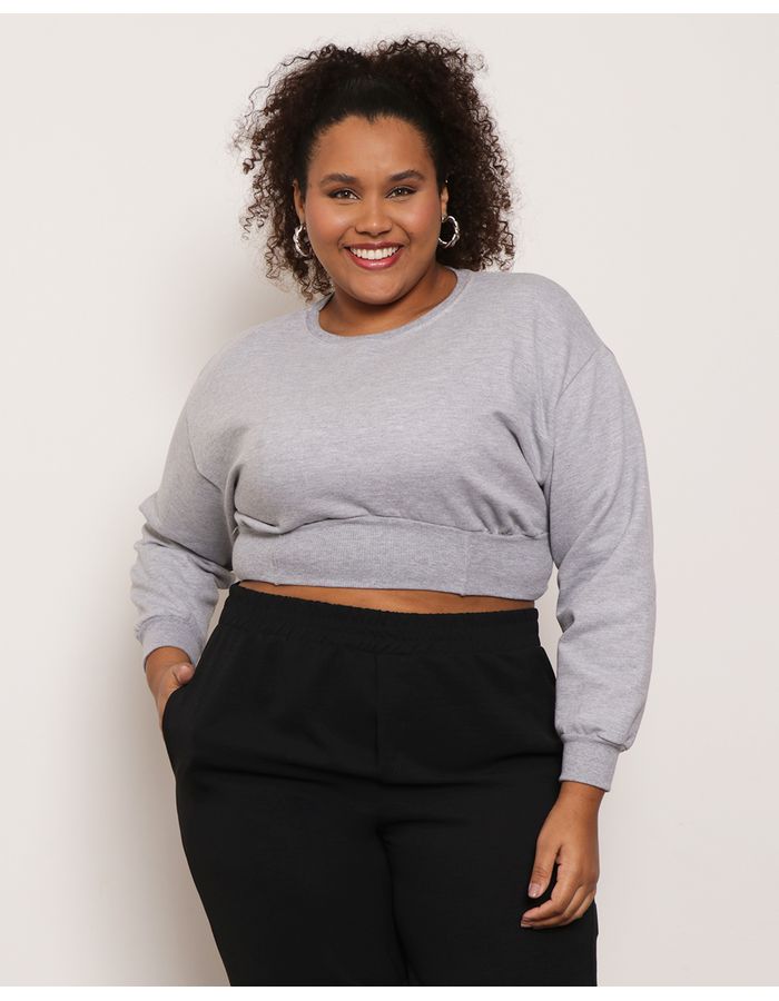 Blusa-Moletom-Plus-Size-Feminino-Cropped-Mescla