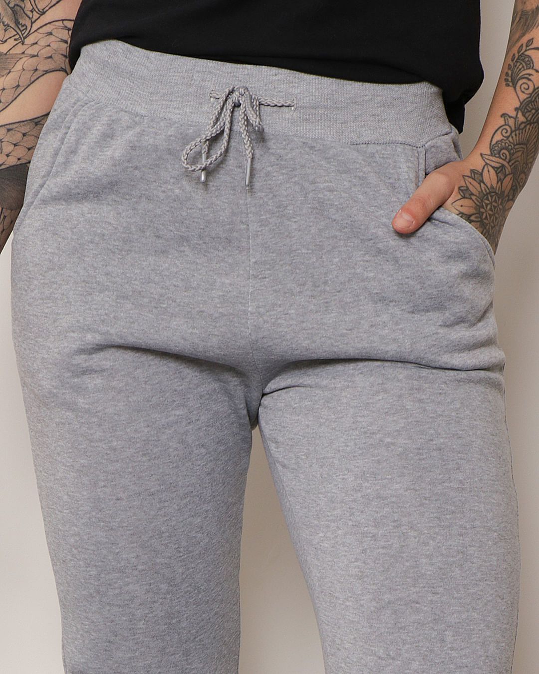 Calca-Moletom-Feminina-Jogger-Cinza-