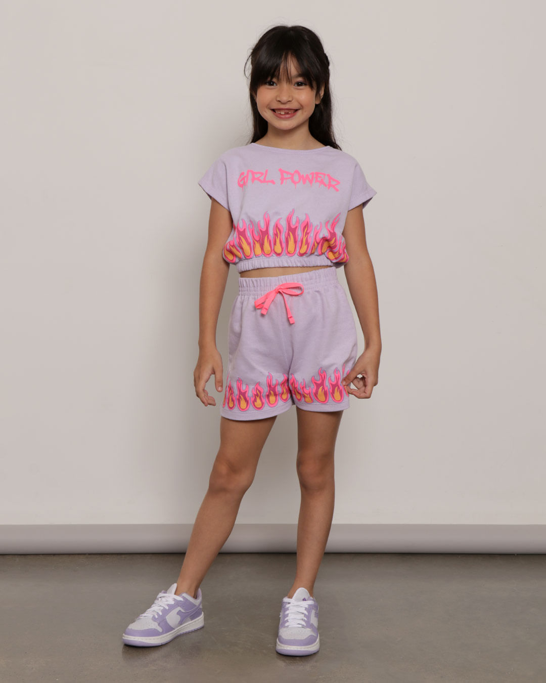 Blusa-Cropped-Infantil-Estampa-Girl-Power-Lilas