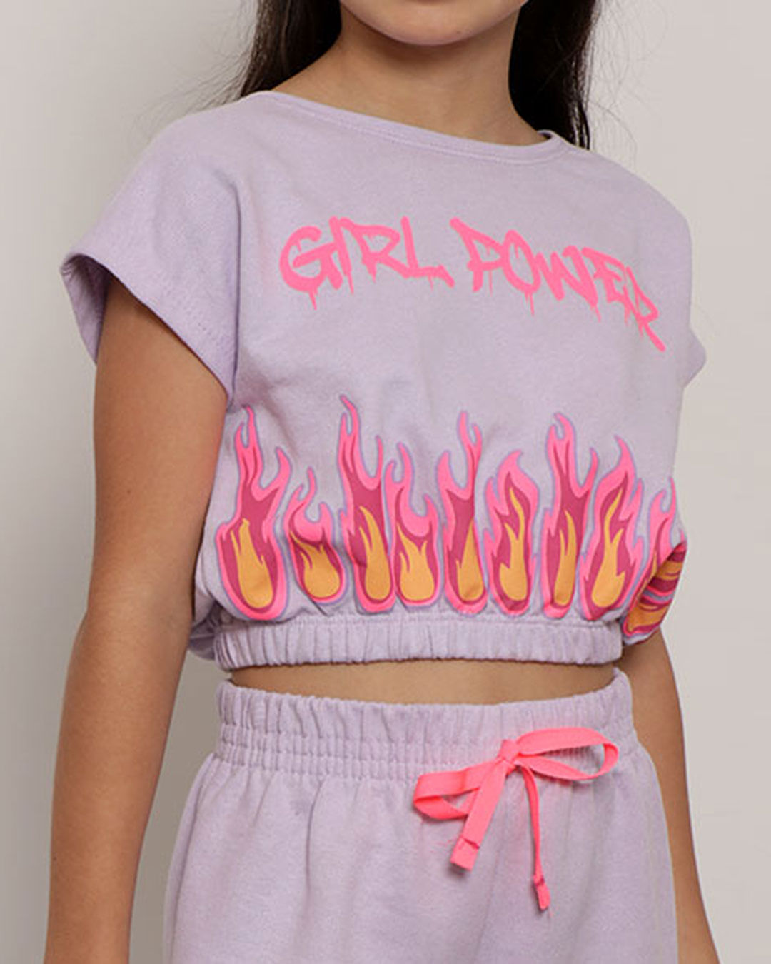 Blusa-Cropped-Infantil-Estampa-Girl-Power-Lilas