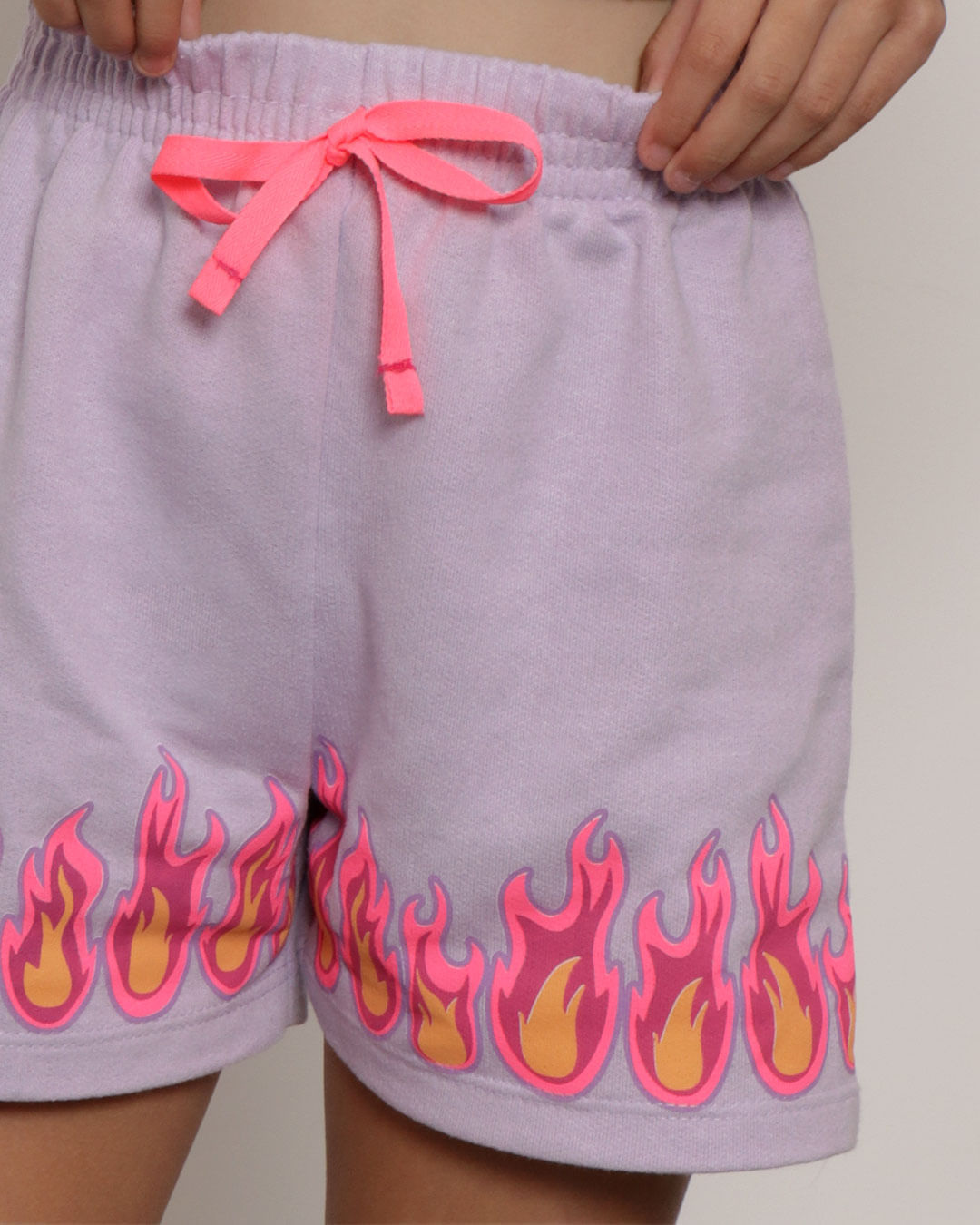 Short-Infantil-Moletinho-Estampa-Fogo-Lilas