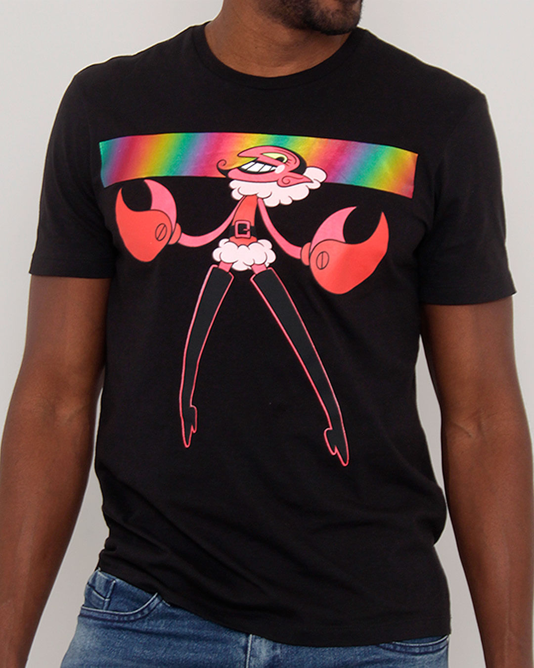 Camiseta-Masculina-Fabuloso-Cartoon-Network-Pride-Preta