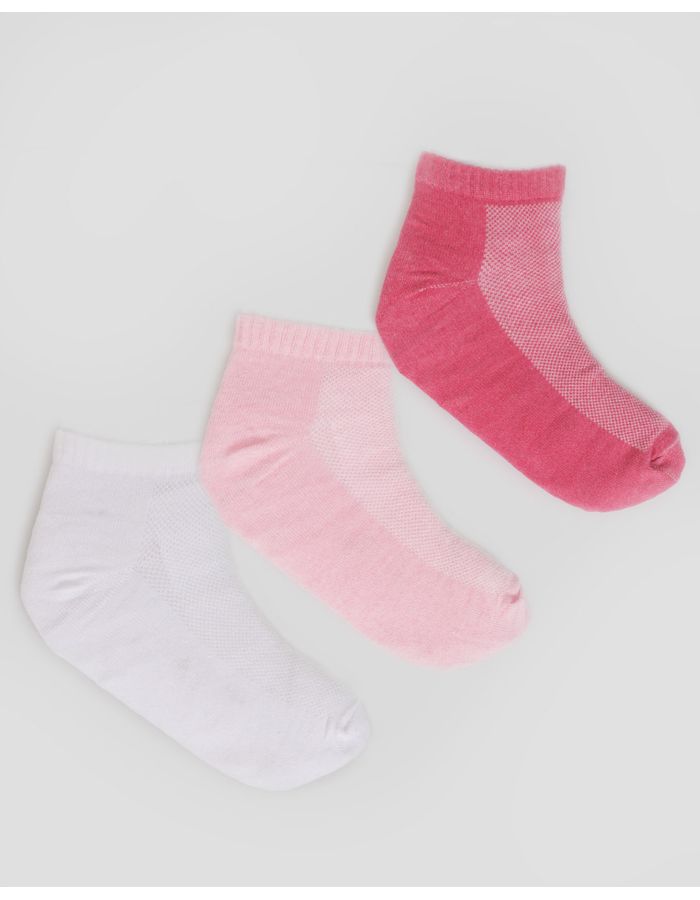 Kit-Meia-Feminina-Cano-Baixo-3-Pares-Fitter-Branca-Rosa-e-Rosa-Escuro