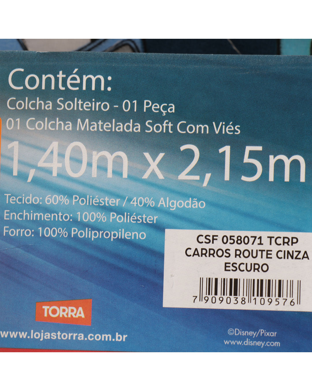 Colcha-de-Cama-Solteiro-Soft--Matelada-Estampa-Carros-Route-Disney-Cinza-Escuro-