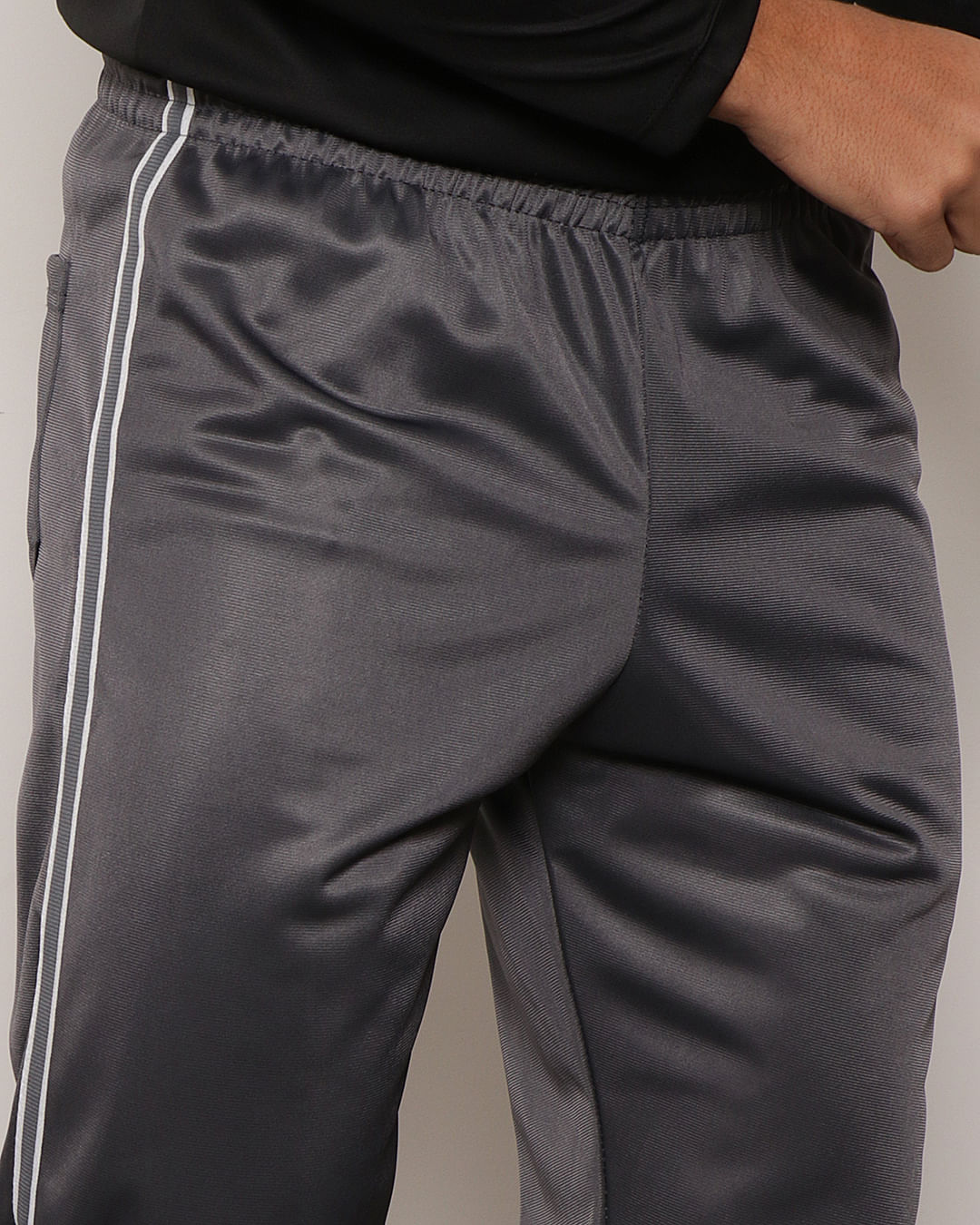 Calca-Masculina-Fitness-Helanca-Jogger-Cinza