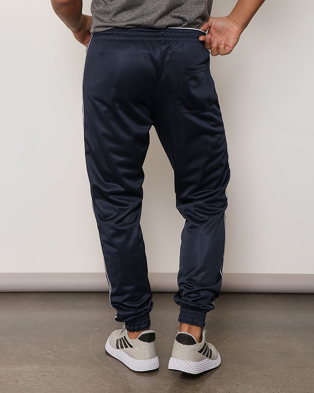 Calca-Masculina-Fitness-Helanca-Jogger-Azul-Marinho-