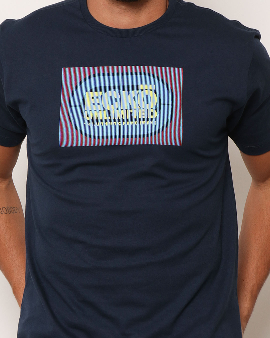 Camiseta-Masculina-Manga-Curta-Estampa-Ecko-Azul-Marinho