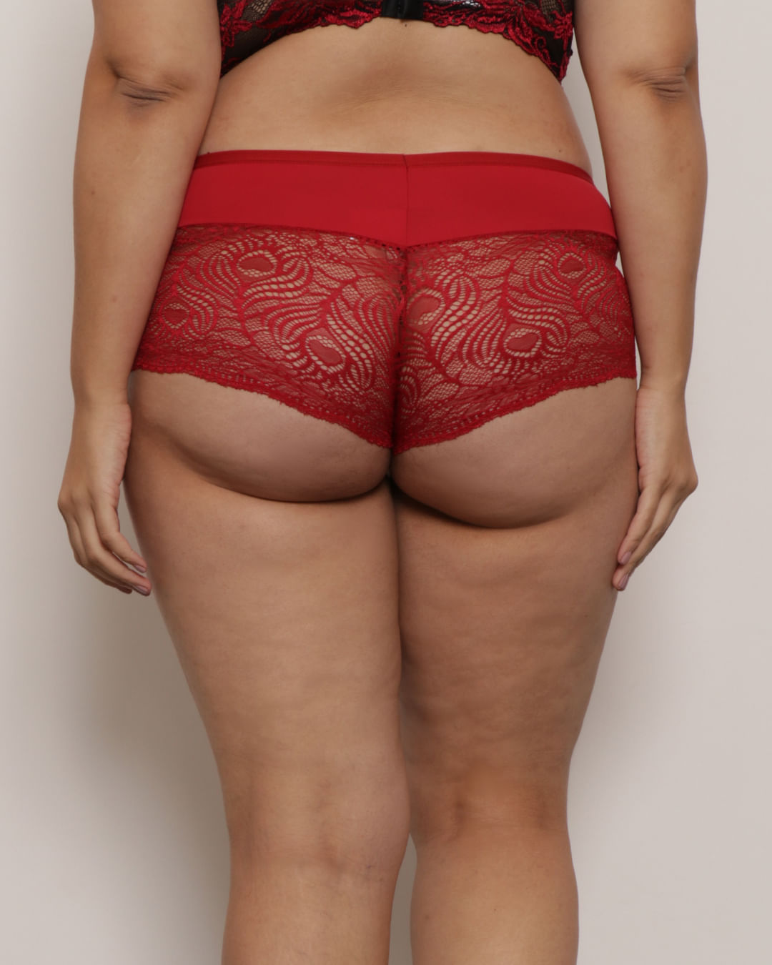 Calcinha-Plus-Size-Feminina-Calecon-Renda-Vermelha