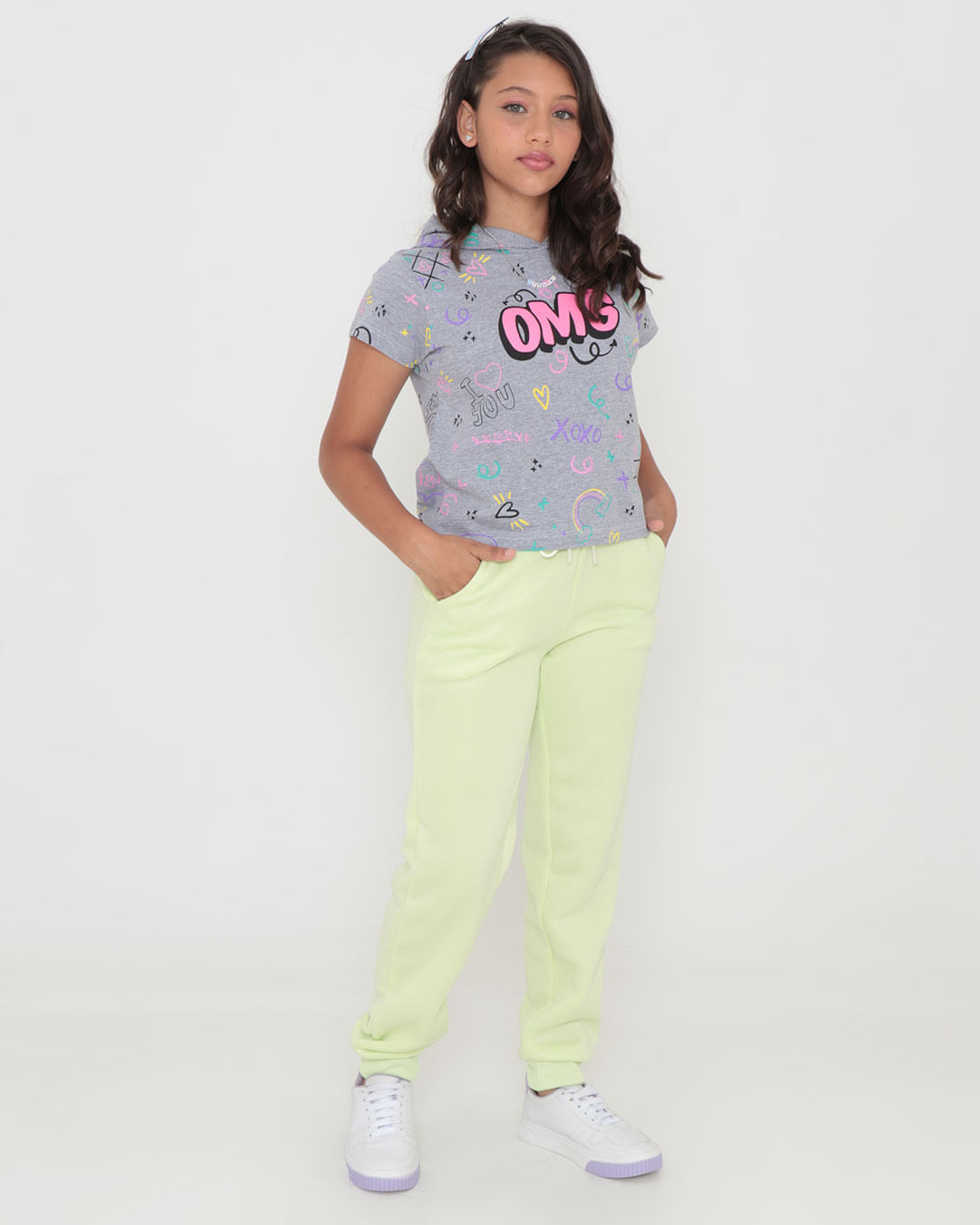 Calca-Moletom-Juvenil-Jogger-Verde-Neon