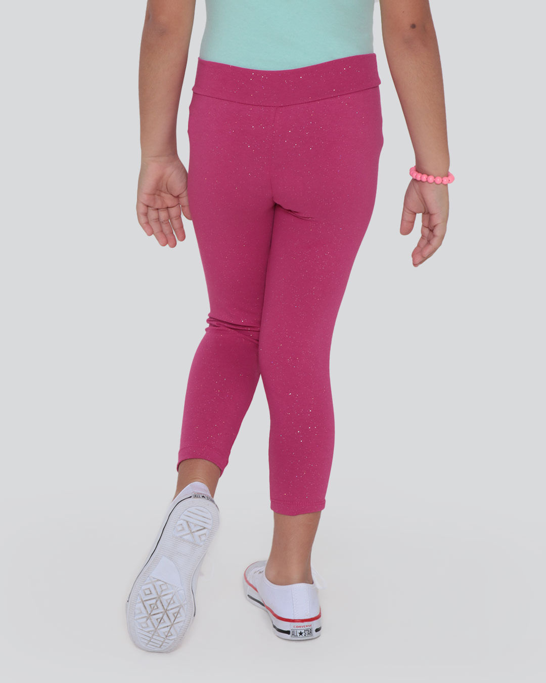 Calca-Legging-Infantil-Com-Glitter-Rosa-Escuro​