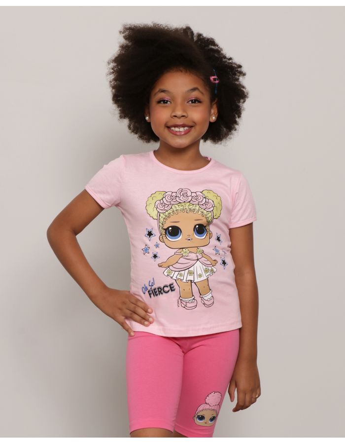 Blusa-Infantil-Manga-Curta-Estampa-LOL-Surprise-Rosa