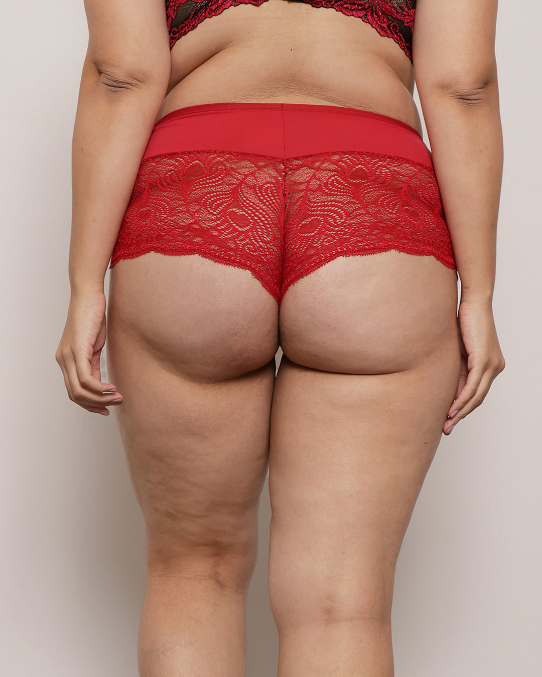 Calcinha-Plus-Size-Feminina-Calecon-Renda-Vermelha