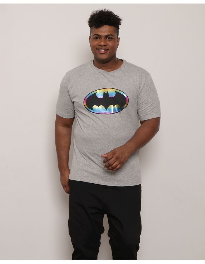 Camiseta-Plus-Size-Masculina-DC-Comics-Estampa-Batman-Pride-Mescla