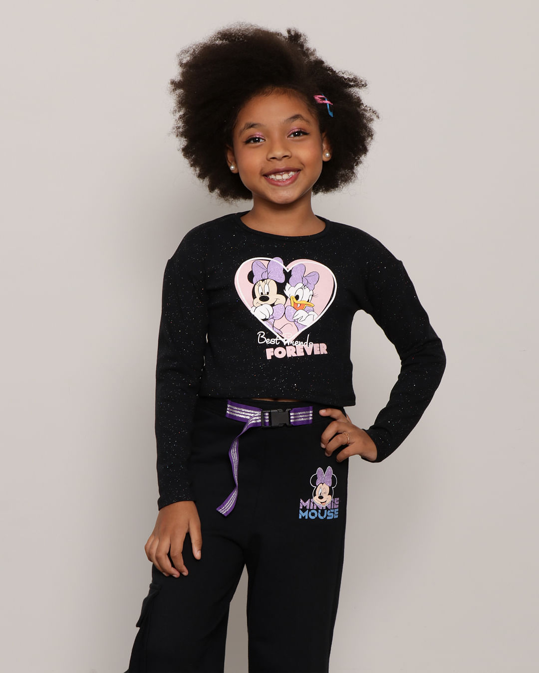 Blusa-Infantil-Disney-Minnie-Manga-Longa-Brilho-Preto