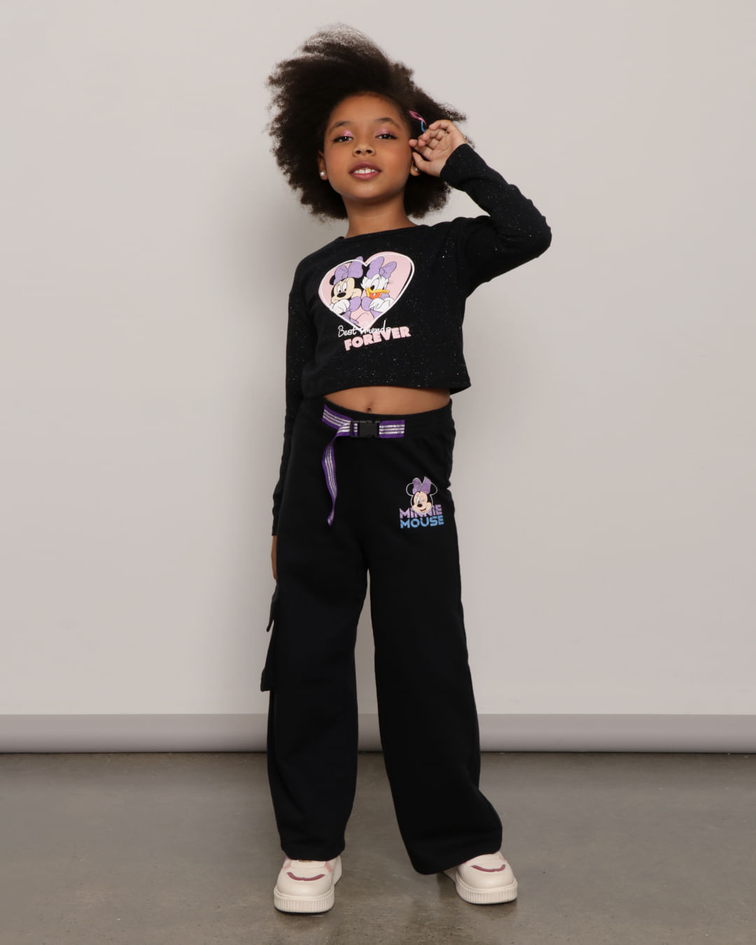 Blusa-Infantil-Disney-Minnie-Manga-Longa-Brilho-Preto