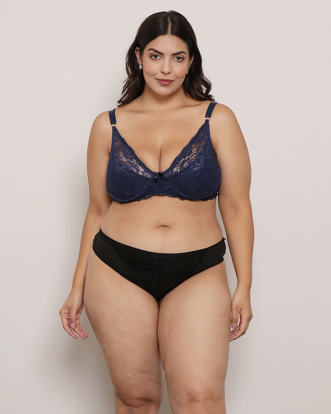 Sutia-Plus-Size-Feminino-Base-Sem-Bojo-Renda-Marinho