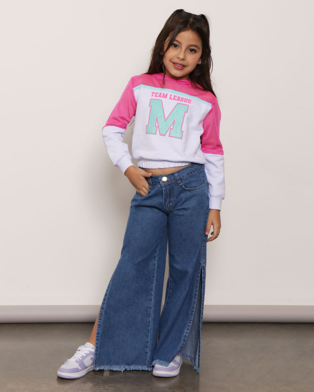 Calca-Jeans-Infantil-Wide-Leg-Fenda-Azul