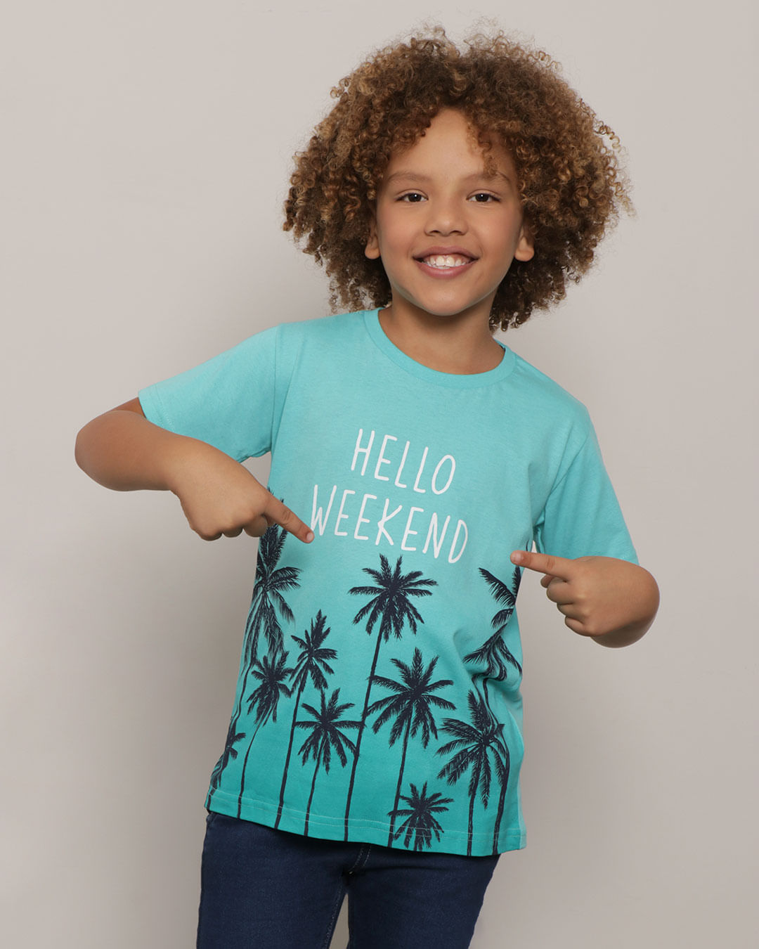 Camiseta-Infantil-Estampa-Tropical-Verde-Claro