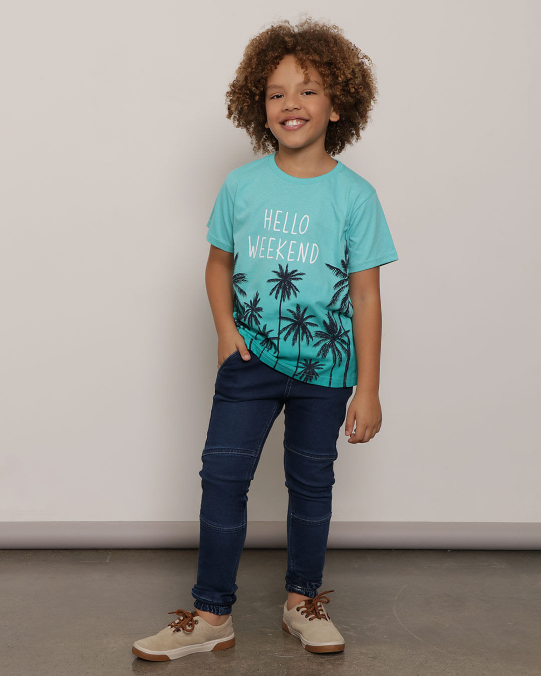 Camiseta-Infantil-Estampa-Tropical-Verde-Claro