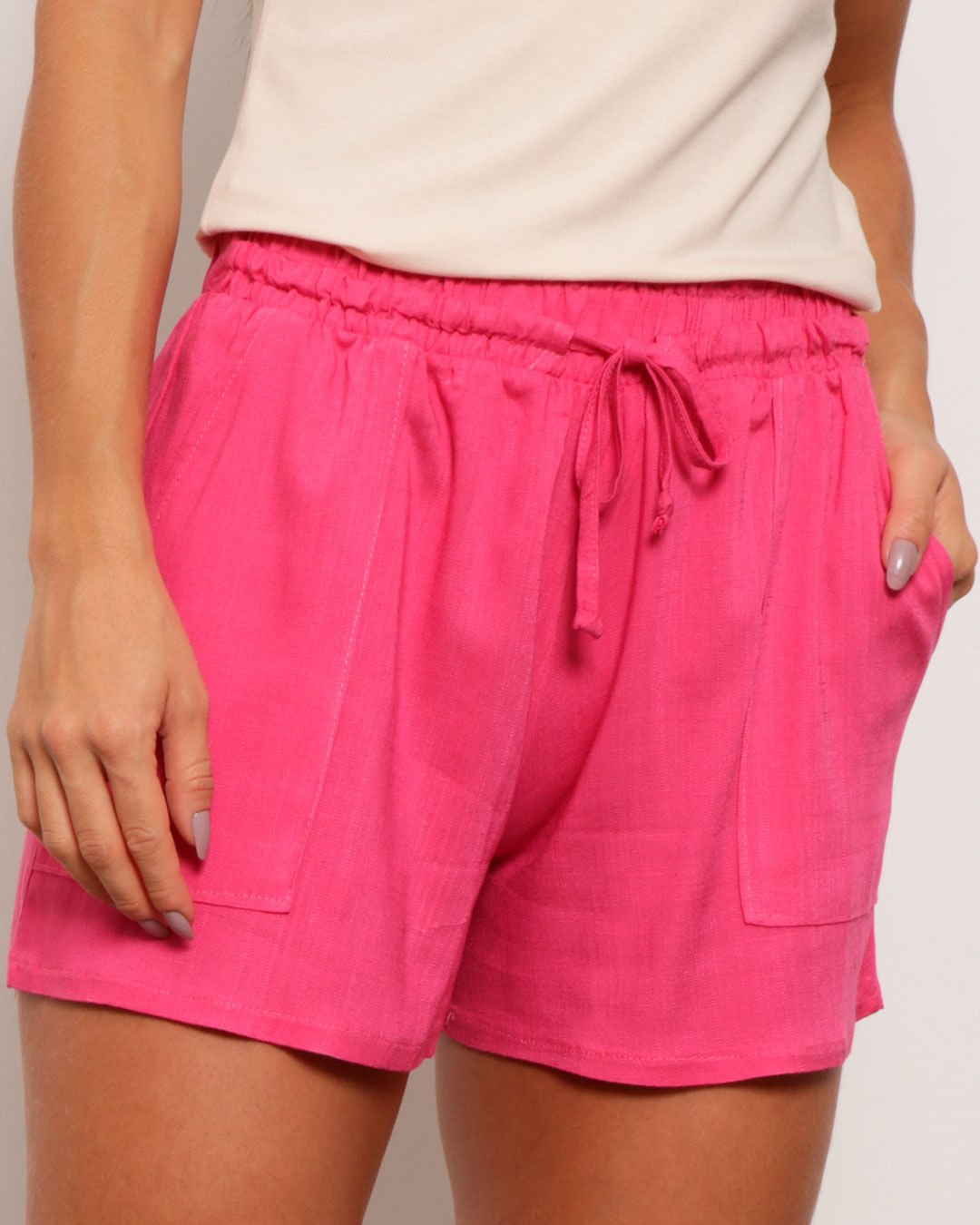 Short-Feminino-Evase-Com-Bolso-Rosa