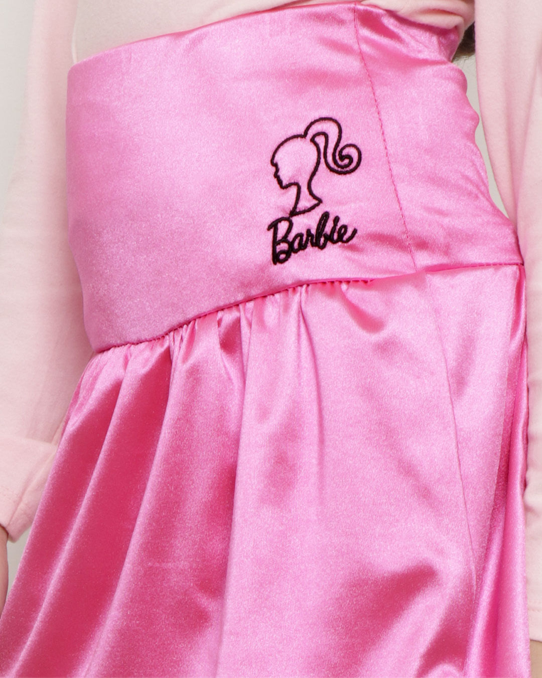 Short-Saia-Infantil-Barbie-Rosa-Metalizado