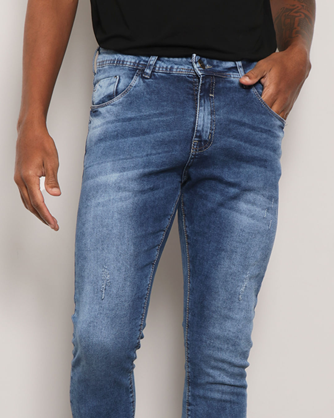 Calca-Jeans-Masculina-Estonada-Com-Puidos-Azul