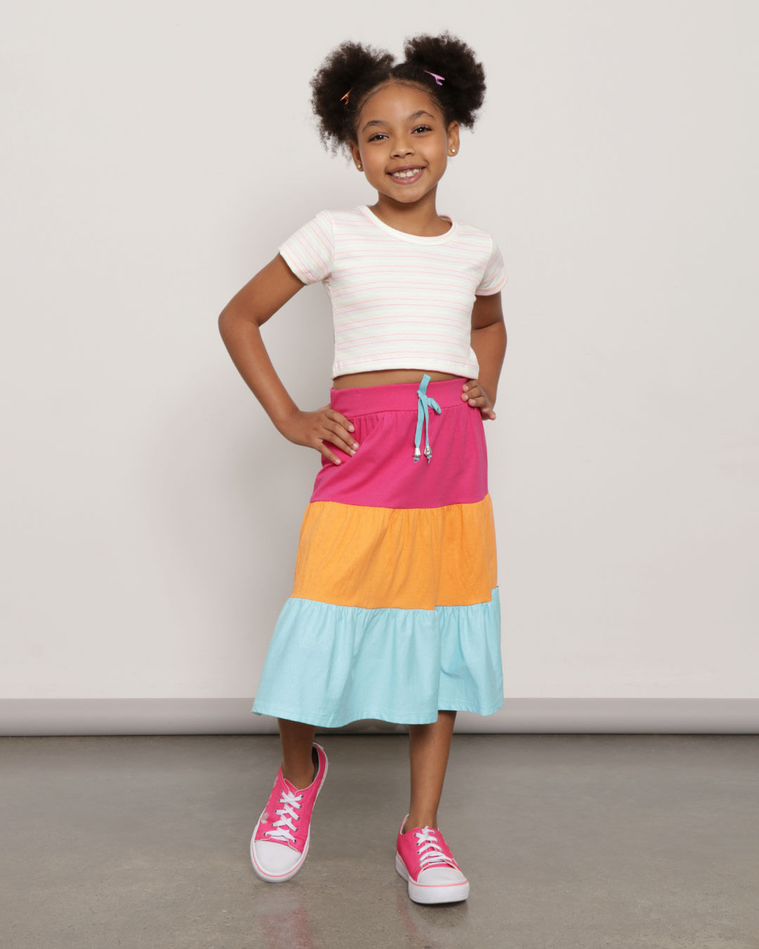 Blusa-Infantil-Manga-Curta-Listrada-Off-White