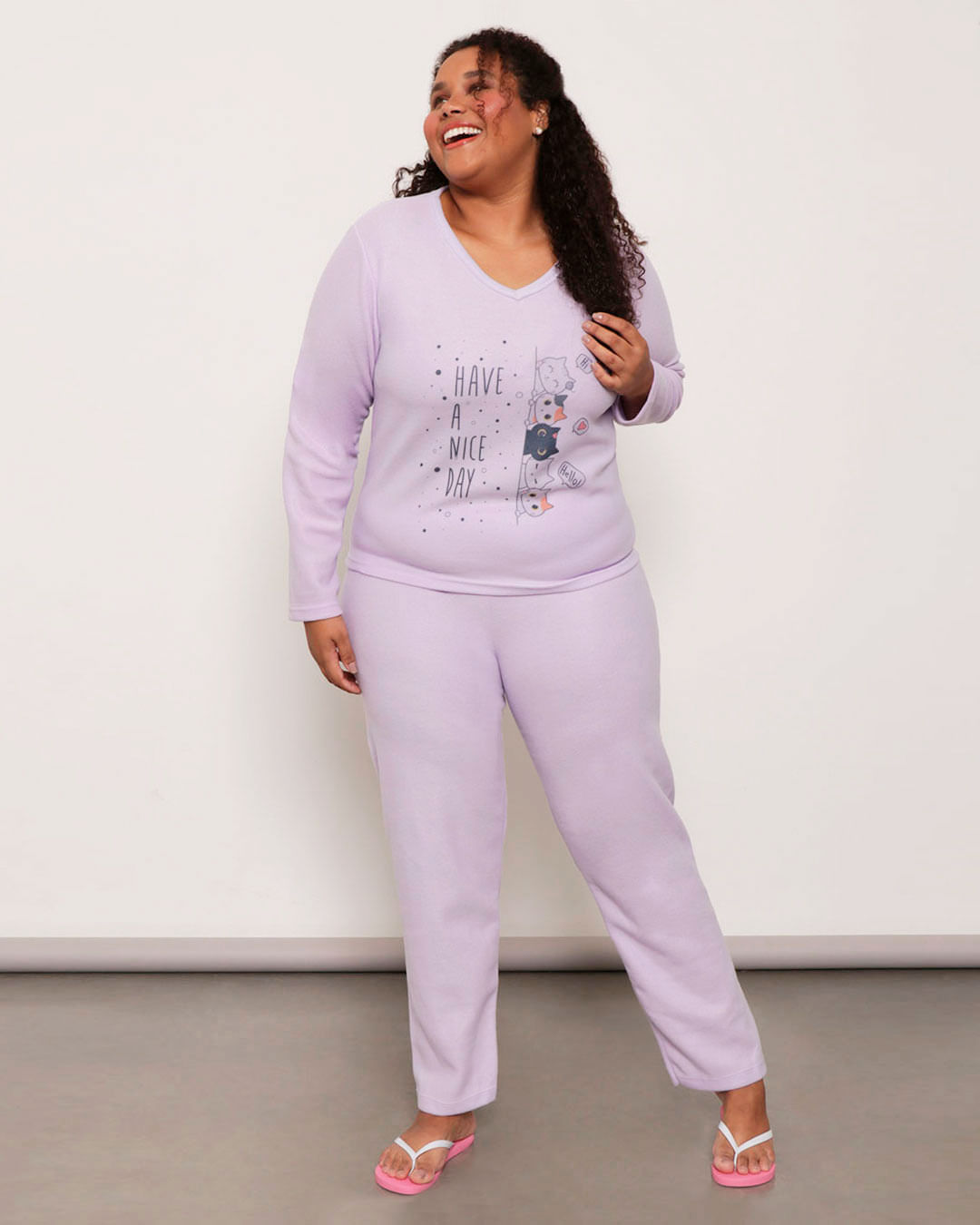 Pijama-Plus-Size-Feminino-Manga-Longa-Soft-Lilas