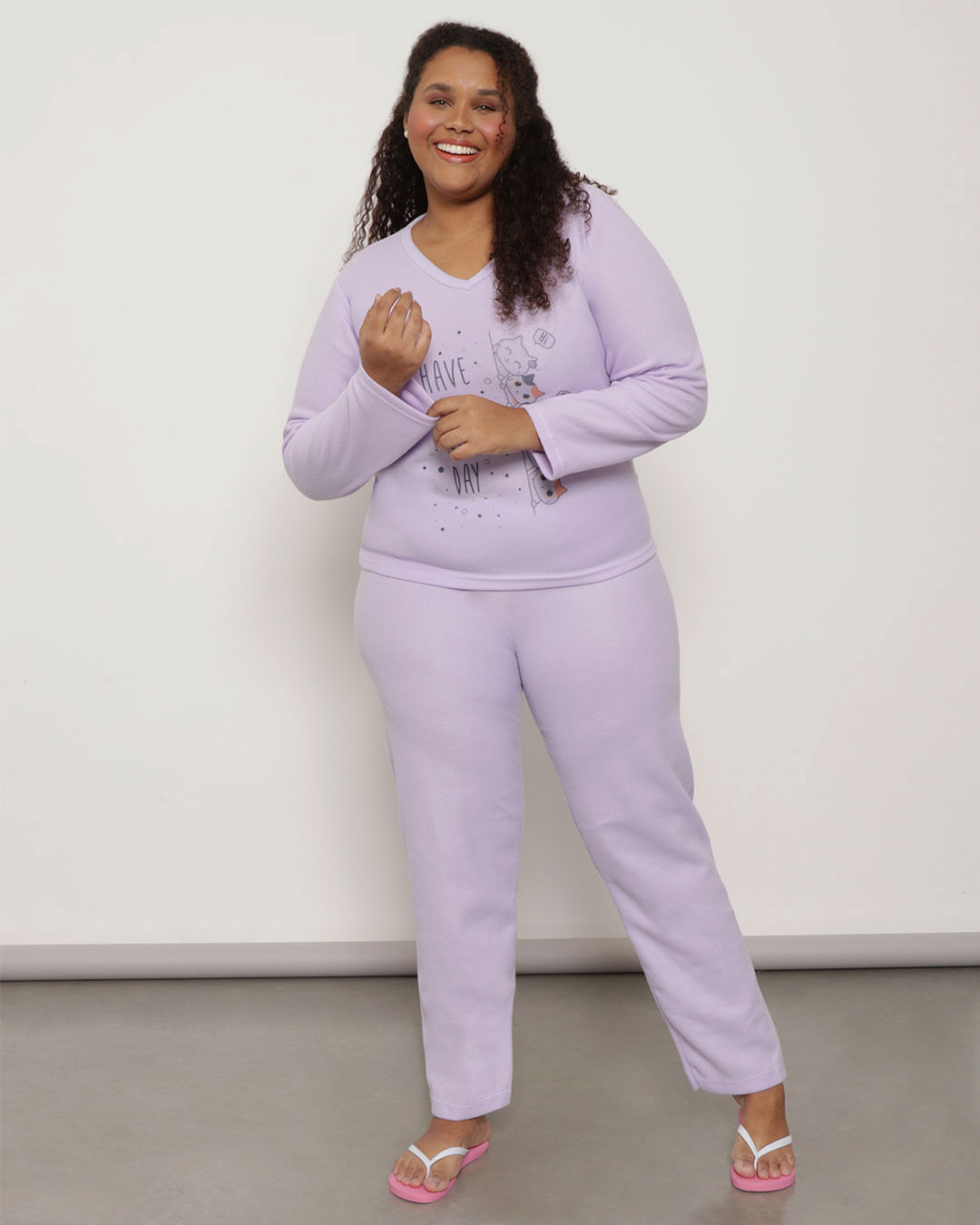 Pijama-Plus-Size-Feminino-Manga-Longa-Soft-Lilas