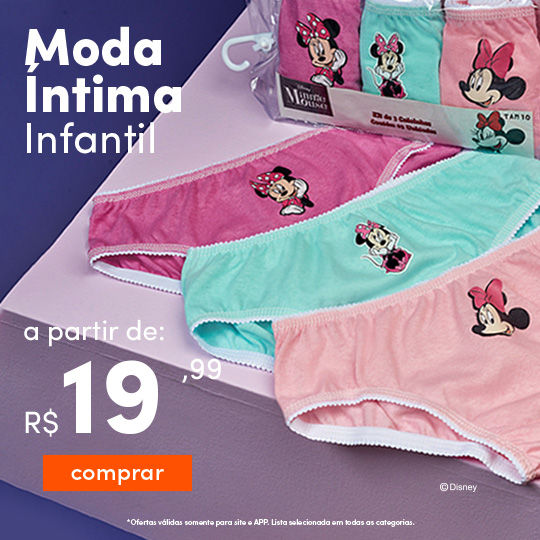 moda intima - infantil menina