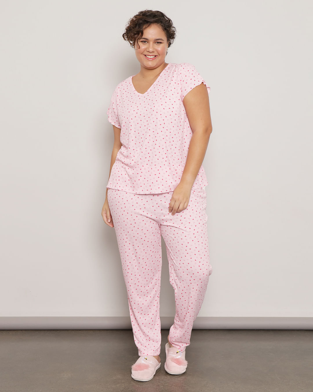 Pijama-Plus-Size-Feminino-Estampado-Coracao-Rosa