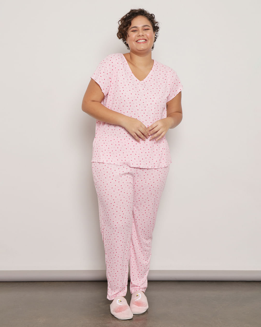 Pijama-Plus-Size-Feminino-Estampado-Coracao-Rosa