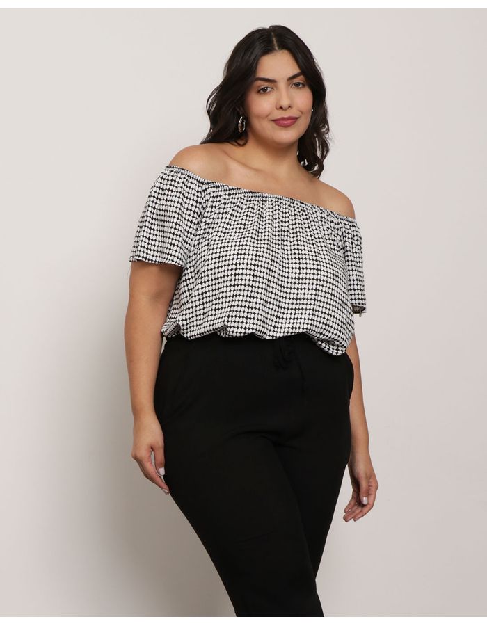 Blusa-Plus-Size-Feminina-Ciganinha-Geometrica-Branco