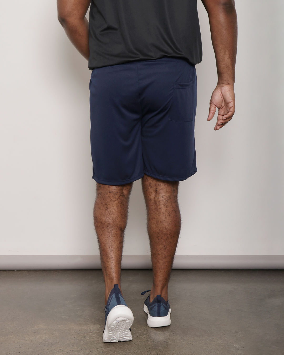 Bermuda-Plus-Size-Masculina-Esporte-Recorte-Com-Bolso-Marinho