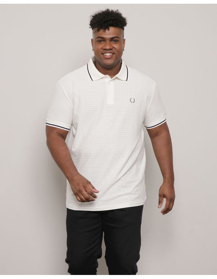 Polo-Plus-Size-Masculina-texturizada-Off-White