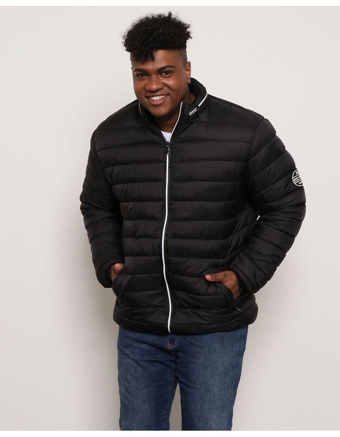 Jaqueta-Plus-Size-Masculina-Puffer-Forro-Pelinho-Preta