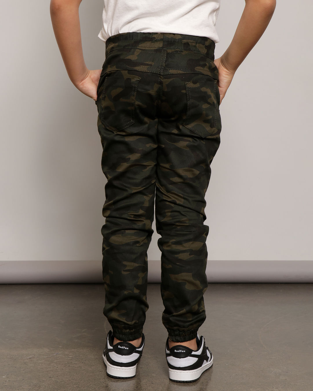 Calca-Infantil-Sarja-Jogger-Camuflada-Verde