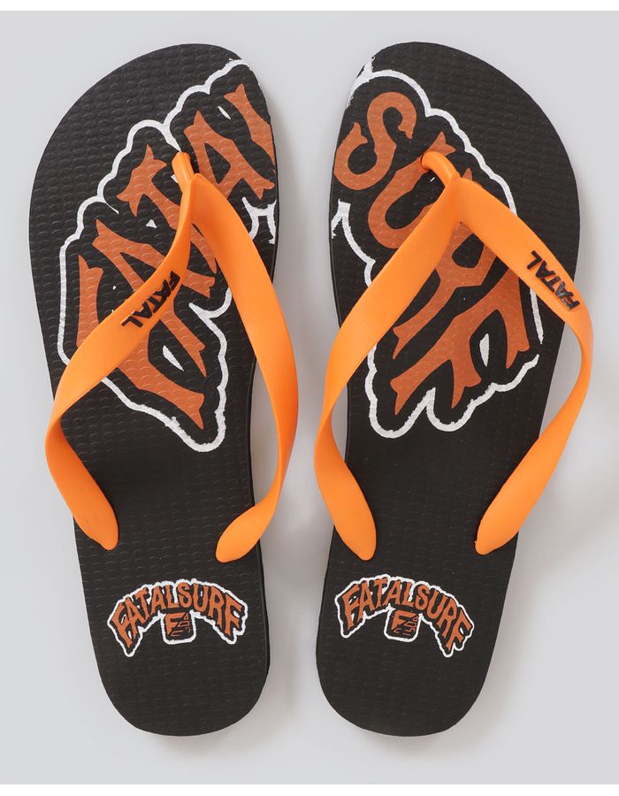 Chinelo-Masculino-Fatal-Estampa-Laranja