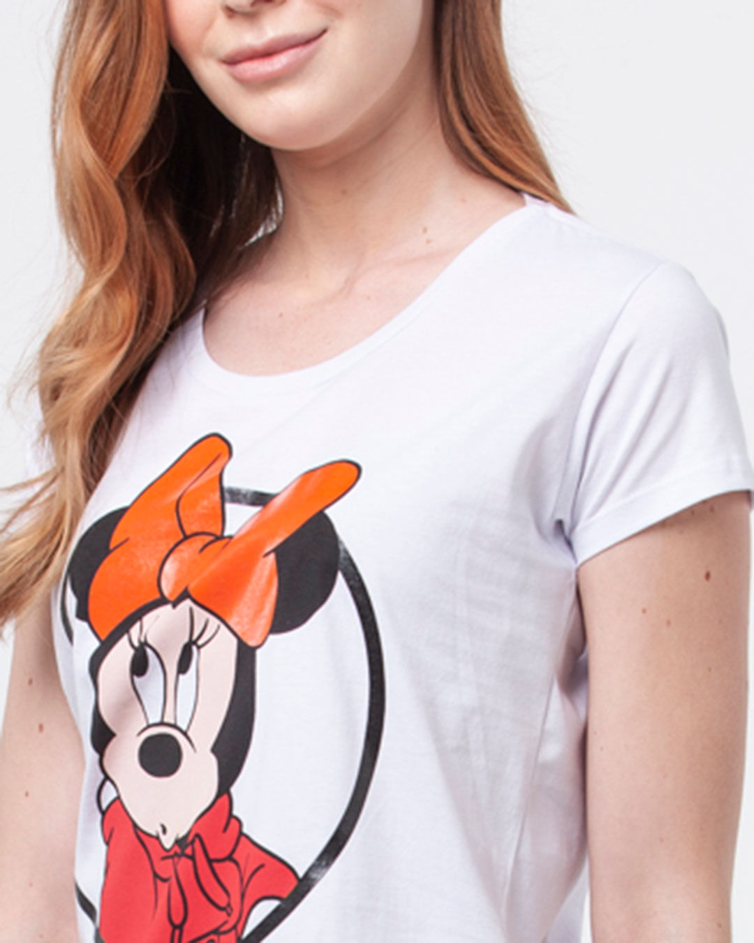 Camiseta-Feminina-Disney-Minnie-Mouse-Listrada-Branco