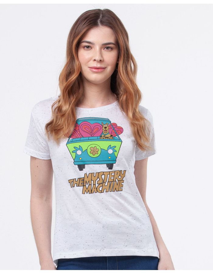 Camiseta-Feminina-Scooby-Doo-Warner-Bros-Van-Manga-Curta-Branco