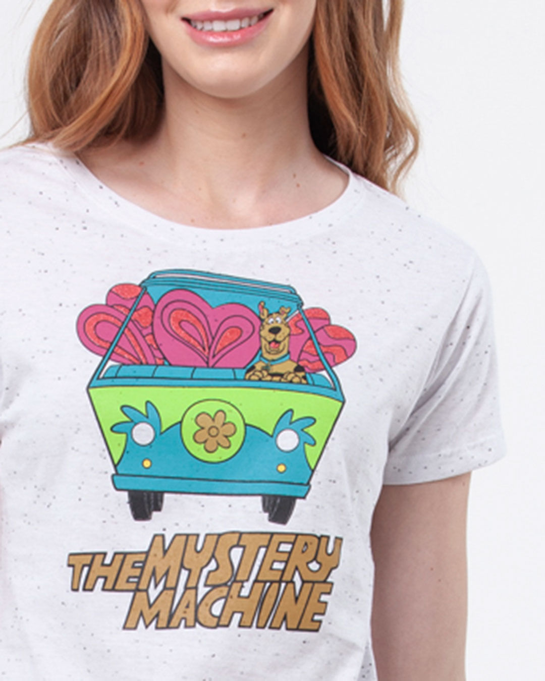 Camiseta-Feminina-Scooby-Doo-Warner-Bros-Van-Manga-Curta-Branco
