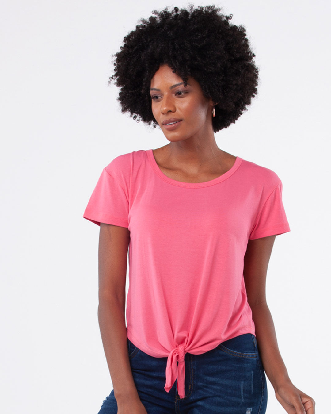 Camiseta-Feminina-Basica-Amarracao-Rosa