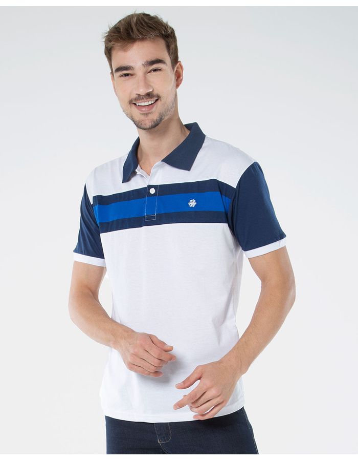 Polo-Masculina-Listras-Branca